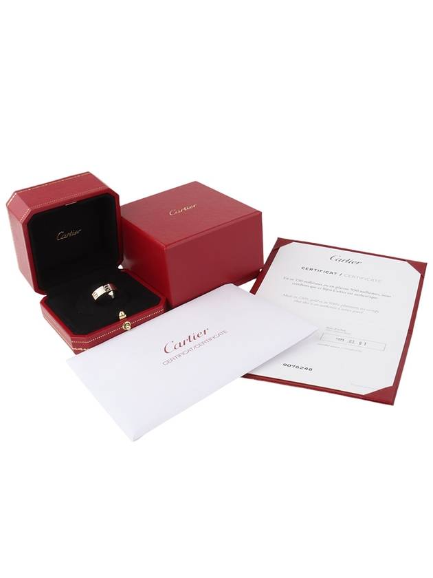 B4084700 White Gold Classic Love Ring No 50 Department Store Warranty 33197 1 - CARTIER - BALAAN 6