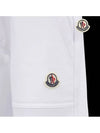 Kids Fleece Shorts White 8H00010 809AG 002 12A 14A - MONCLER - BALAAN 5