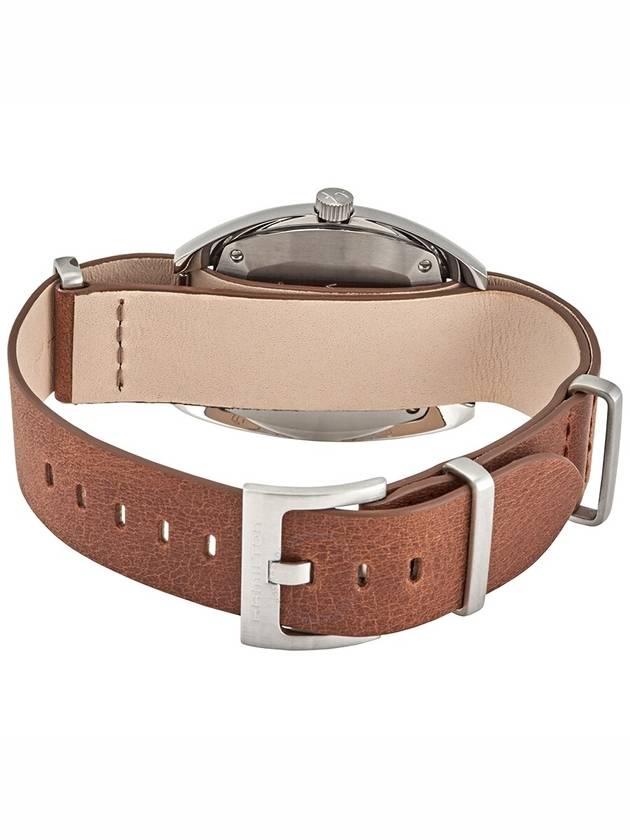 H76419531 Khaki Pilot Mechanical Men's Leather 36mm - HAMILTON - BALAAN 4