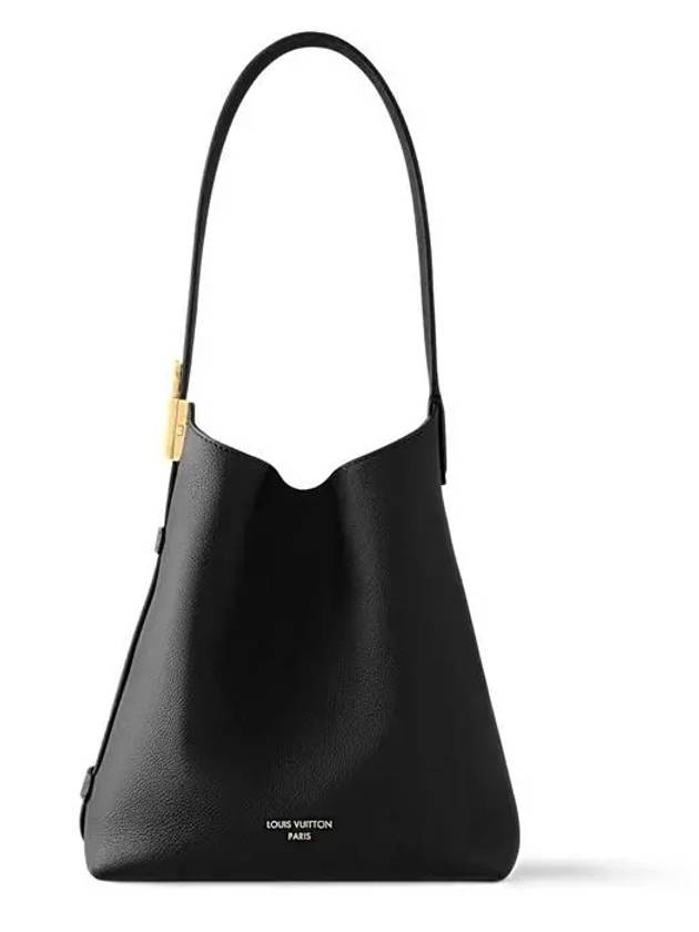 Low Key Hobo Calfskin Shoulder Bag Black - LOUIS VUITTON - BALAAN 2