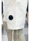 Lens Waffen Zipper Banding Shorts White - CP COMPANY - BALAAN 6