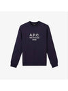 Rufus Embroidery Logo Sweatshirt Navy - A.P.C. - BALAAN 2