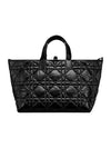 Toujours Macrocanage Large Tote Bag Black - DIOR - BALAAN 1