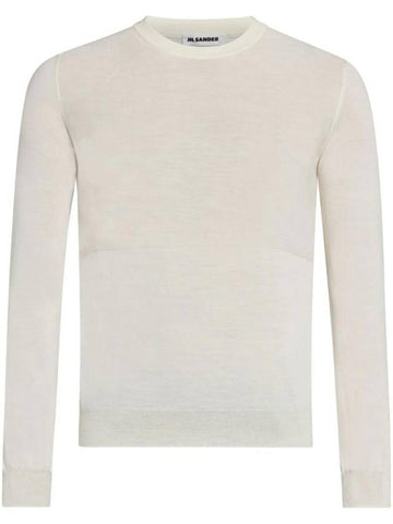 Crew Neck Virgin Wool Sweater J22GP0111J14610 - JIL SANDER - BALAAN 1