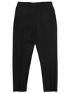 Virgin Wool Chino Straight Pants Black - AMI - BALAAN 1