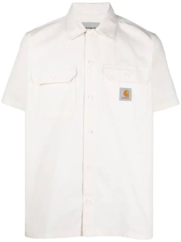 logo patch short sleeve shirt I027580 - CARHARTT WIP - BALAAN 1