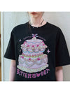 DTP Cherry Cake Short Sleeve T Shirt Black - CPGN STUDIO - BALAAN 1