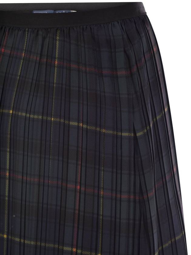 Pleated georgette plaid skirt - POLO RALPH LAUREN - BALAAN 4