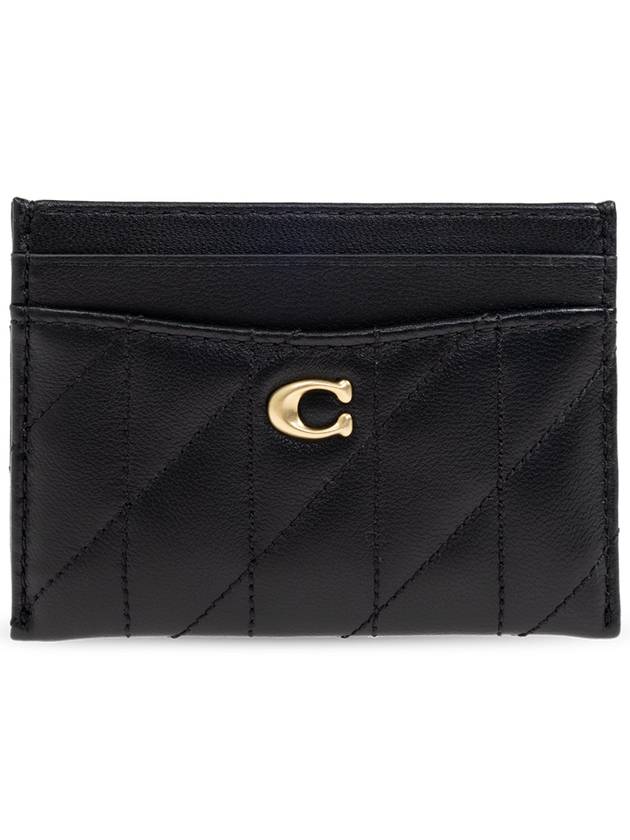 Coach Card Case, Women's, Black - COACH - BALAAN 1