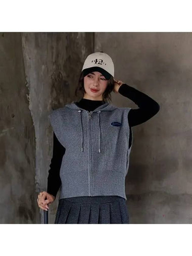 hoodie vest gray - BENECIA12 - BALAAN 1