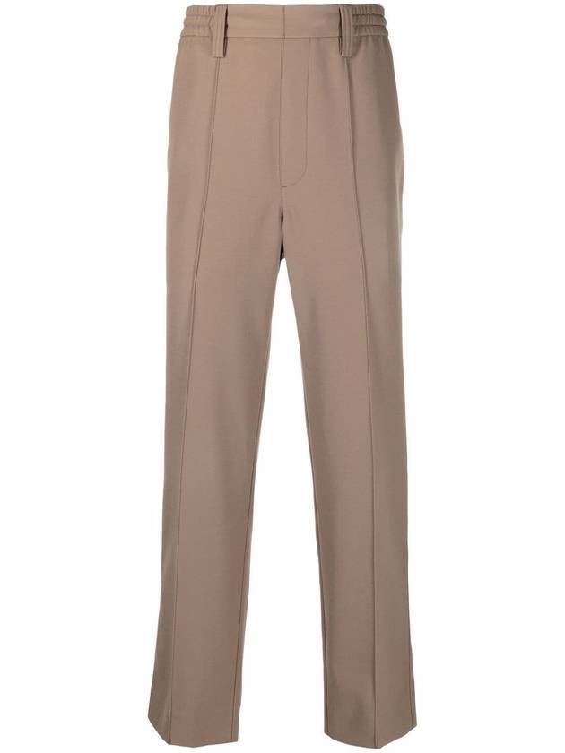 tailored wool straight pants - AMI - BALAAN.