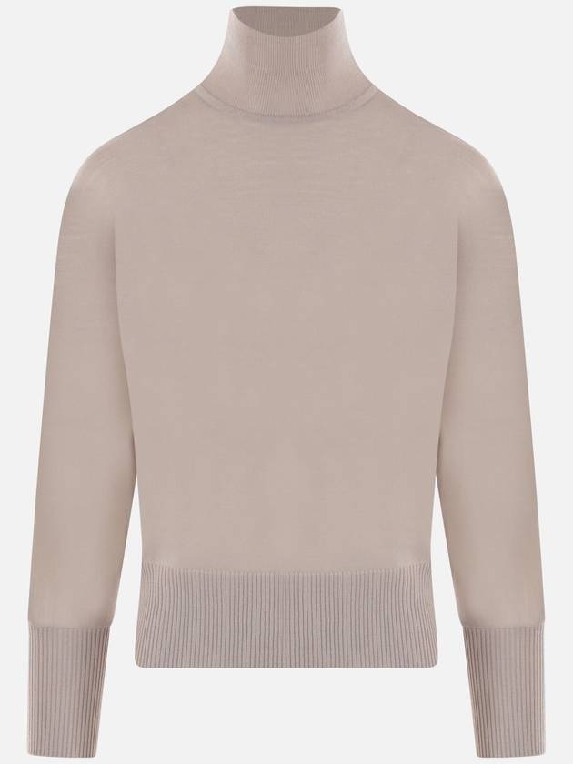 Women's Talea Virgin Wool Turtleneck Sand - MAX MARA - BALAAN 2