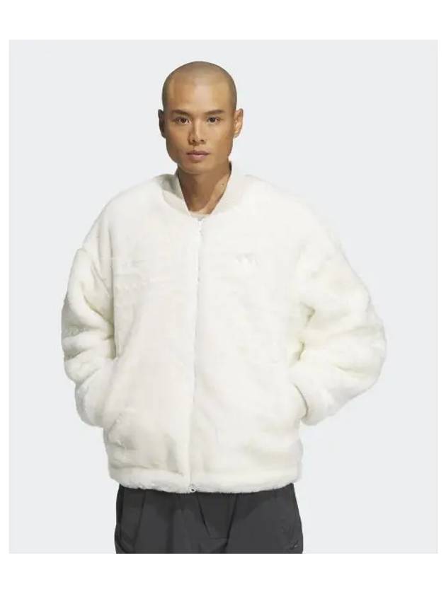 adidas fur jacket white JD3777 - ADIDAS - BALAAN 1