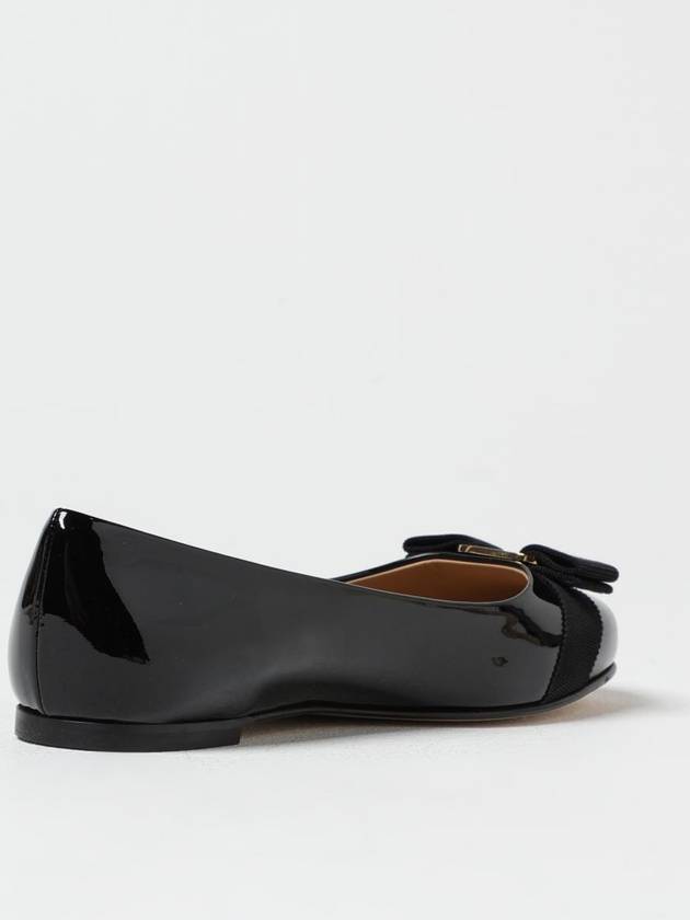 Women’s Varina Bellet Flats Black - SALVATORE FERRAGAMO - BALAAN 4