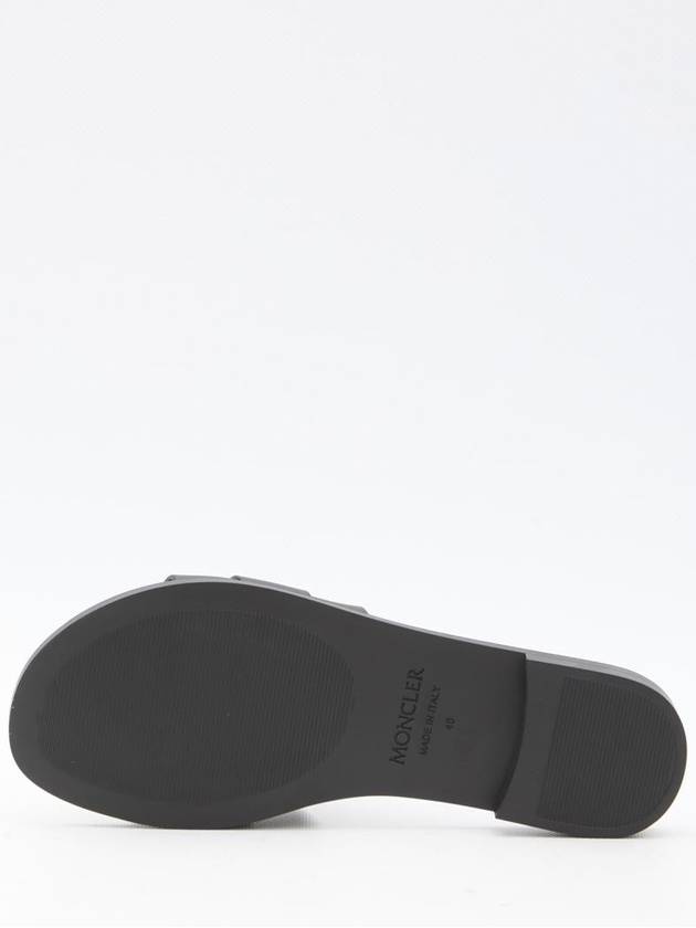 Mon Slippers Black - MONCLER - BALAAN 5