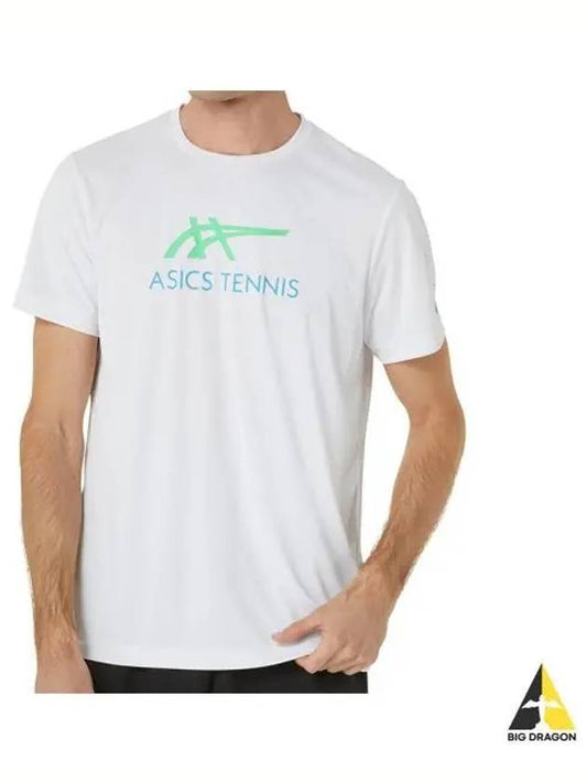 Coat Graphic Tee M 2041A304106 Short Sleeve T Shirt - ASICS - BALAAN 1