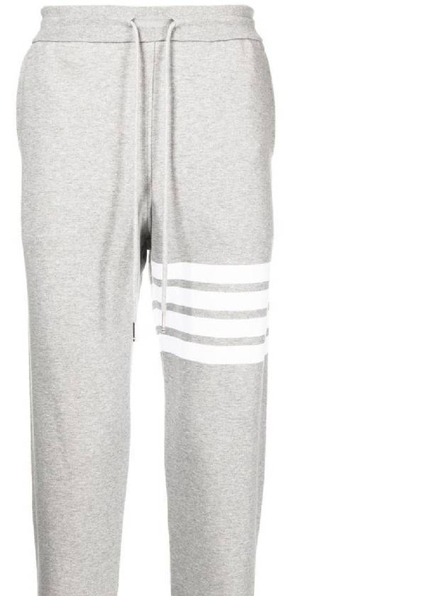 Men's Classic Loopback Engineered 4-Bar Sweatpants Light Grey - THOM BROWNE - BALAAN 3