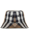 checked cotton bucket hat - BURBERRY - BALAAN 4