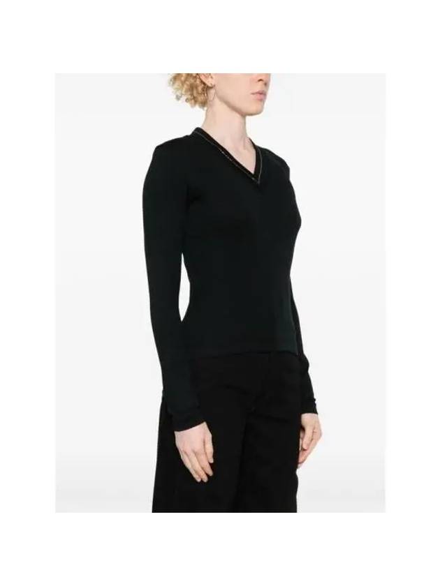 Long Sleeve T Shirt M0TC8EL512C101 Black - BRUNELLO CUCINELLI - BALAAN 4