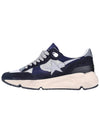 Star Running Sole Suede Low Top Sneakers Grey Navy - GOLDEN GOOSE - BALAAN 4