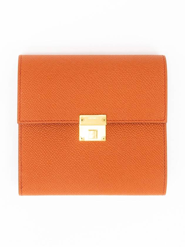 Click 12 Medium Wallet Orange H073508CK - HERMES - BALAAN 3