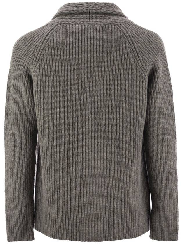 Ribbed wool cardigan - TAGLIATORE - BALAAN 2