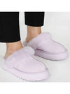 Women's Diskett Fleece Platform Slippers Lavender Fog - UGG - BALAAN 2