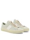 Suede Low Top Sneakers Marble Cream - TOM FORD - BALAAN 3