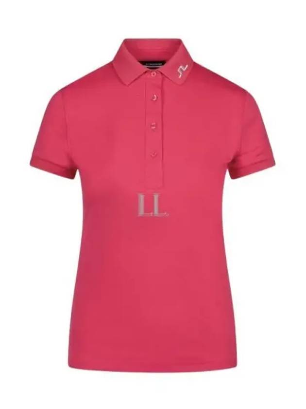 Tour Tech Short Sleeve Polo Shirt Azalea - J.LINDEBERG - BALAAN 2