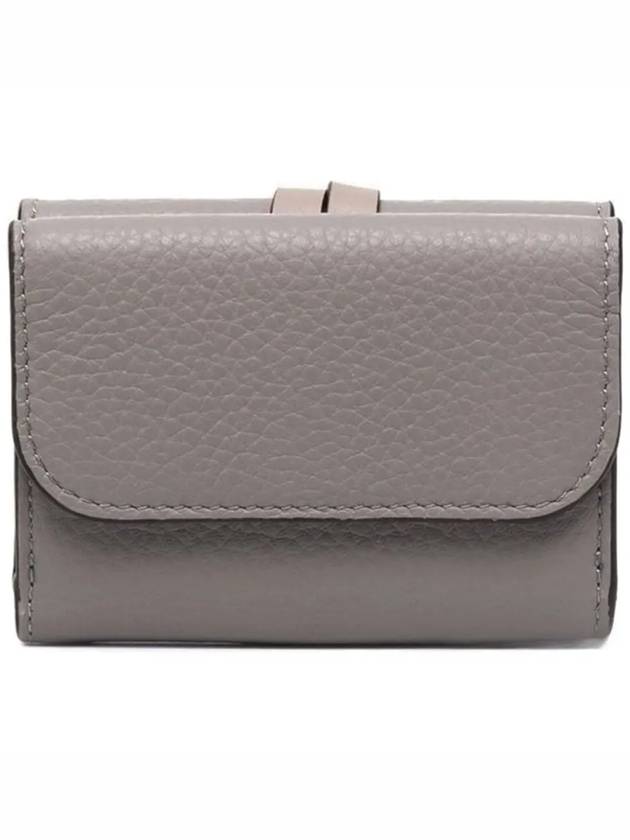 Alphabet Small Half Wallet Grey - CHLOE - BALAAN 4