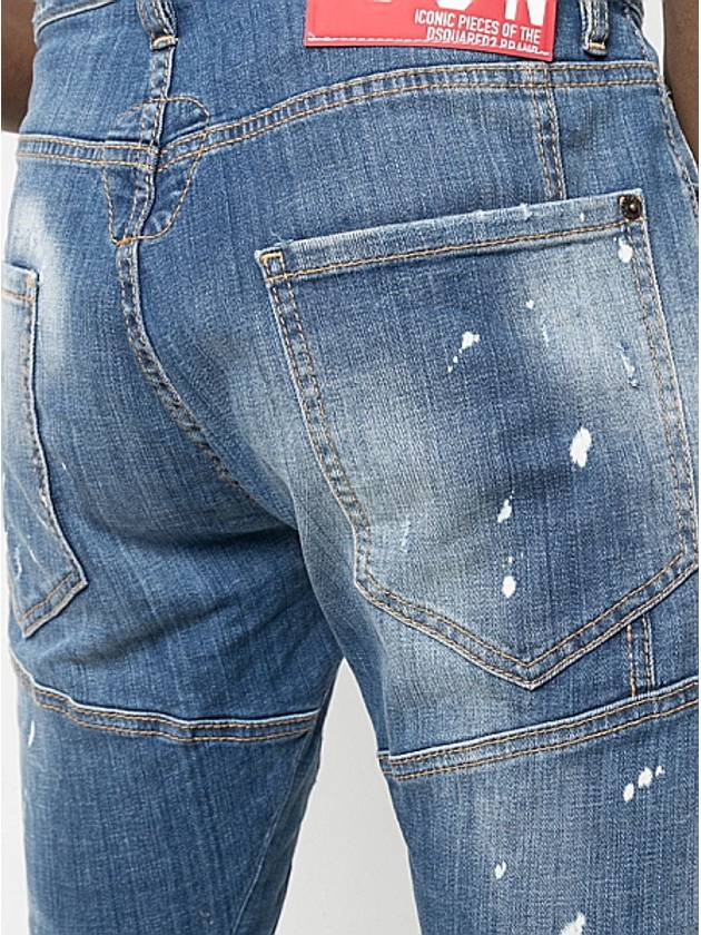 Tidy Biker Denim Jeans Blue - DSQUARED2 - BALAAN 4