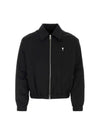 De Coeur Logo Zip-up Jacket Jacket Black - AMI - BALAAN 2