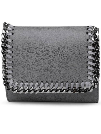 Falabella small flap halfwallet light gray - STELLA MCCARTNEY - BALAAN 2