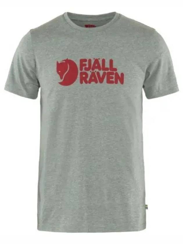 Men's Logo T Shirt Grey - FJALL RAVEN - BALAAN 2