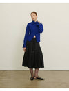 WOOL CASHMERE SAILOR KNIT CARDIGAN BLUE - UNMUTE - BALAAN 6