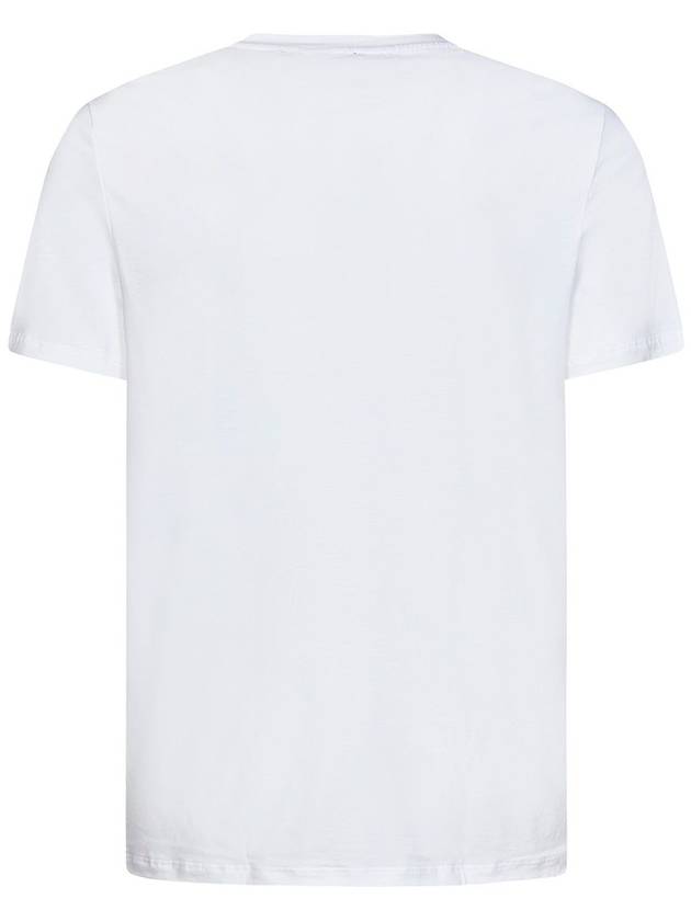 Cotton Modal Crew Neck Short Sleeve T-Shirt White - TOM FORD - BALAAN 3