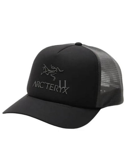 Bird Word Trucker Curved Ball Cap Black - ARC'TERYX - BALAAN 2