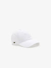 Logo Patch Cotton Twill Ball Cap White - LACOSTE - BALAAN 2