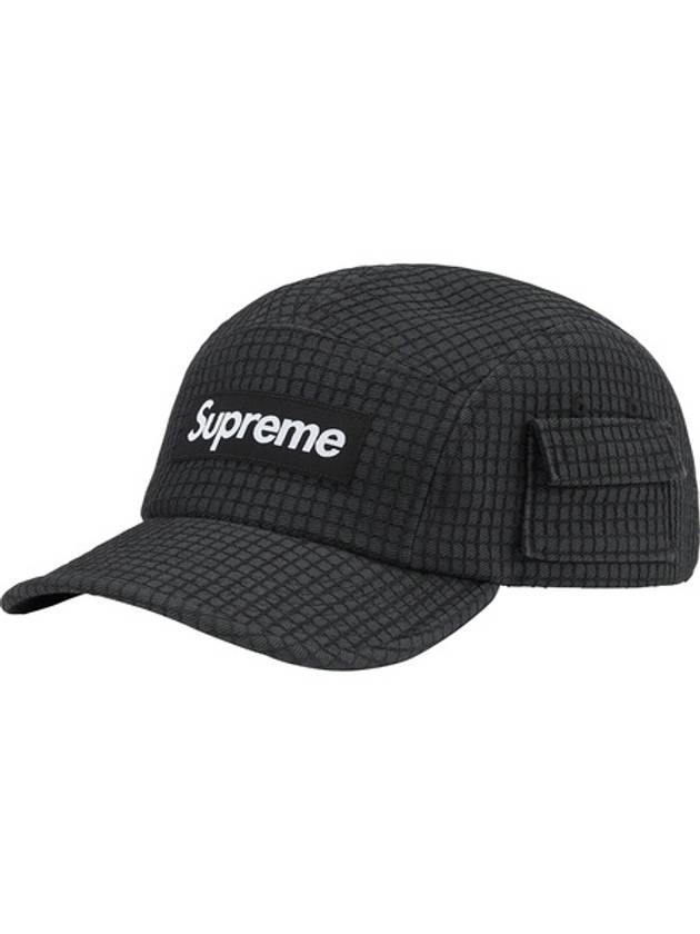 Denim Ripstop Camp Cap Black - SUPREME - BALAAN 1