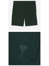 Pocket Heart Logo Swim Shorts Ever Green - AMI - BALAAN 5