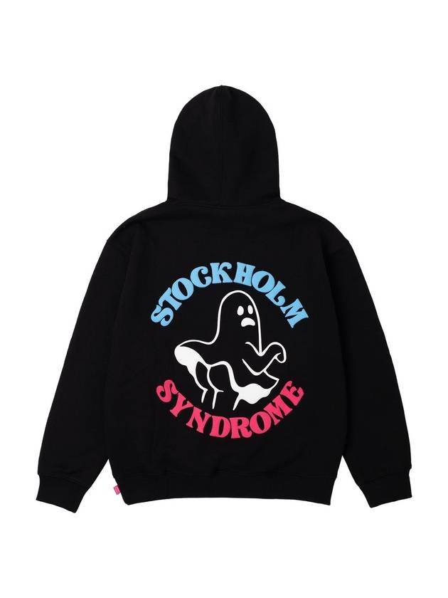 Men's Logo Print Hoodie Black - STOCKHOLM SYNDROME - BALAAN 2