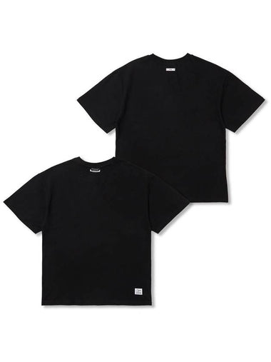 Semi Oversized Blank T shirts Black - STIGMA - BALAAN 1