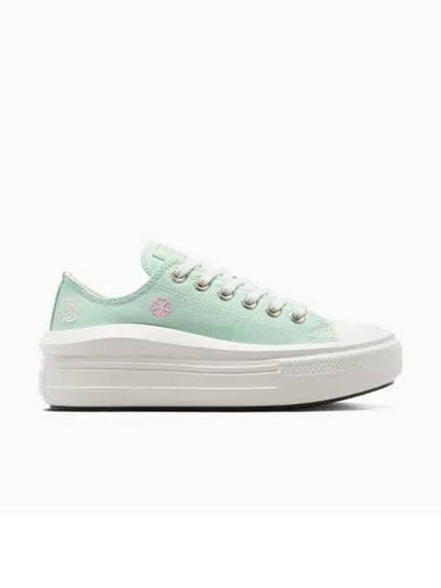 Chuck Taylor All Star Move Summer Embroidery Low Top Sneakers Sticky Aloe - CONVERSE - BALAAN 2