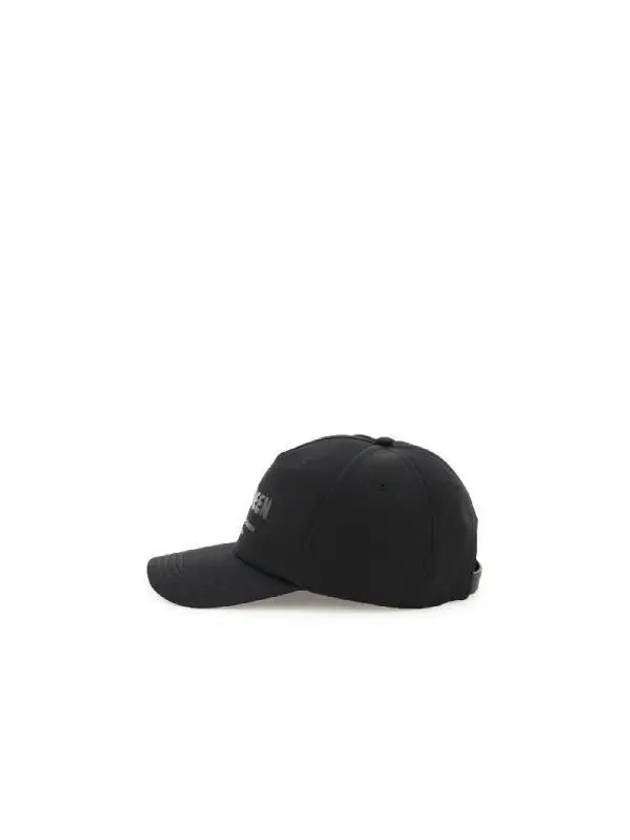 Graffiti Logo Printing Ball Cap Black - ALEXANDER MCQUEEN - BALAAN 4