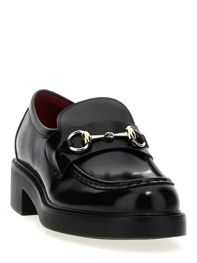 Horsebit Leather Loafer Black - GUCCI - BALAAN 3