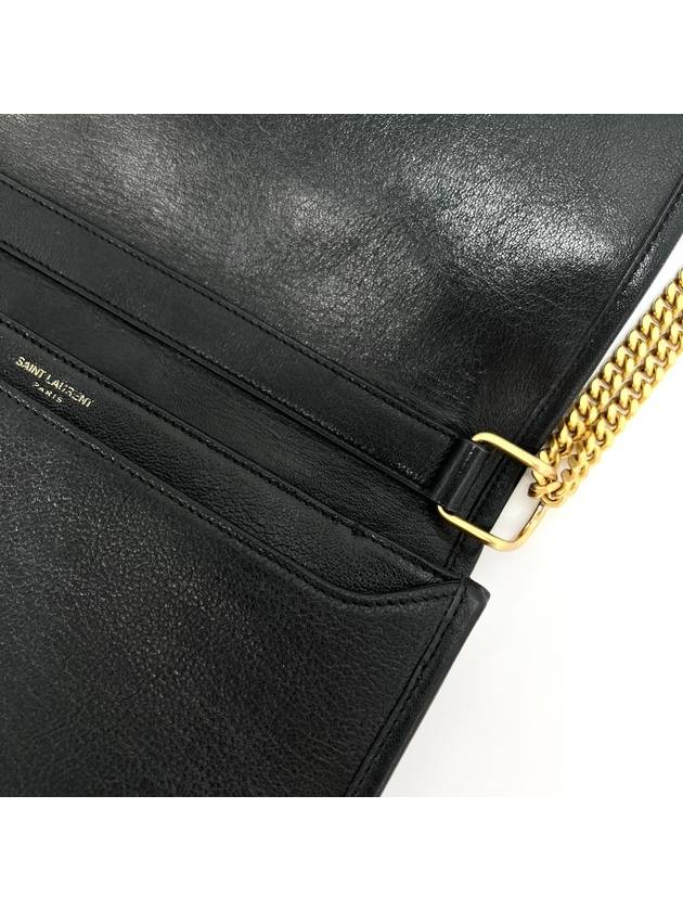 Becky gold chain crossbag shoulder bag black - SAINT LAURENT - BALAAN 9