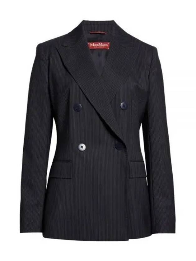 Sella Striped Blazer Jacket Navy - MAX MARA - BALAAN 2