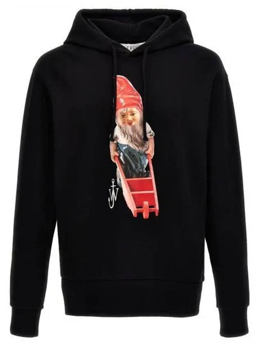 Gnome Print Hoodie Black - JW ANDERSON - BALAAN 2