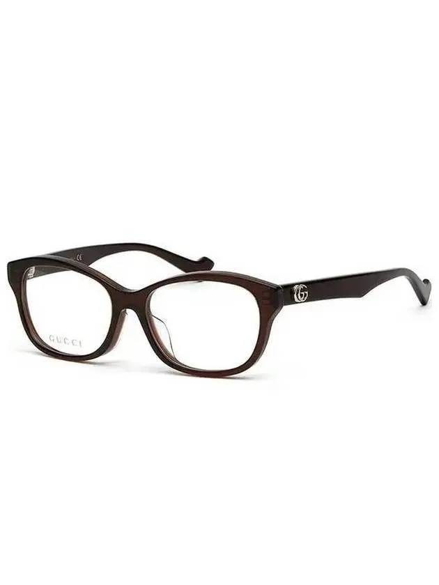 Eyewear Asian fit horn rimmed glasses brown - GUCCI - BALAAN 1