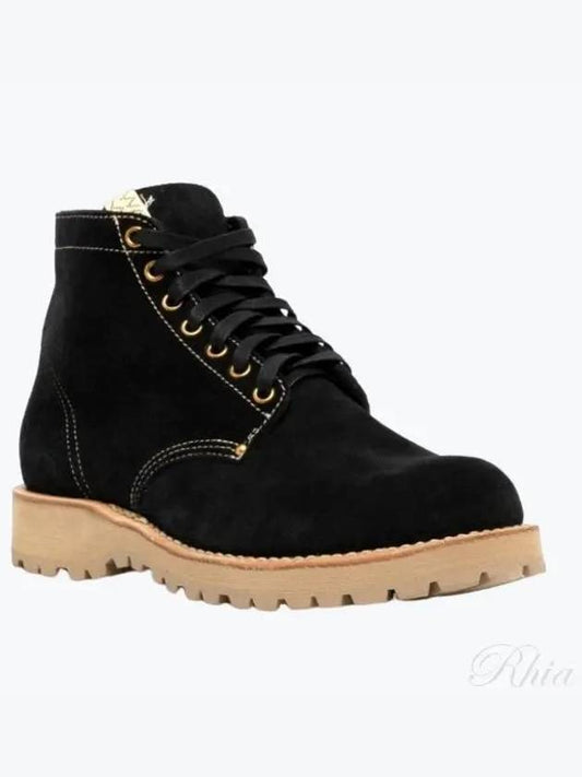 Brigadier Boots Fork 0123102002006 Black Suede Ankle Boots - VISVIM - BALAAN 1